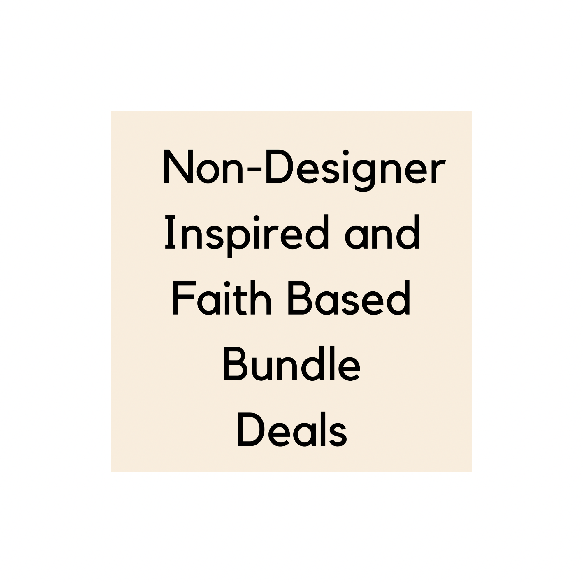 Non-Inspired Bundle Deals