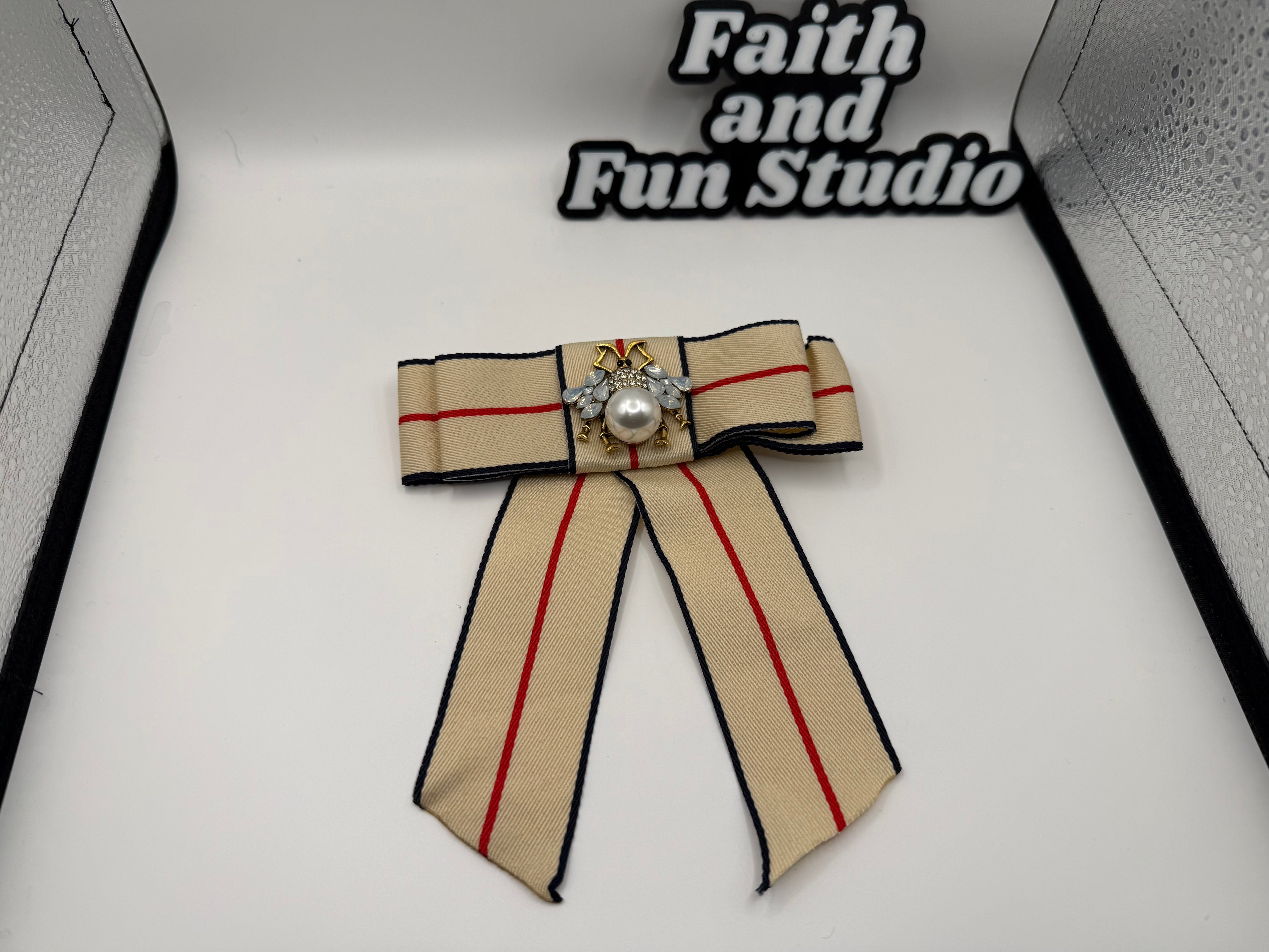 Ribbon Brooches