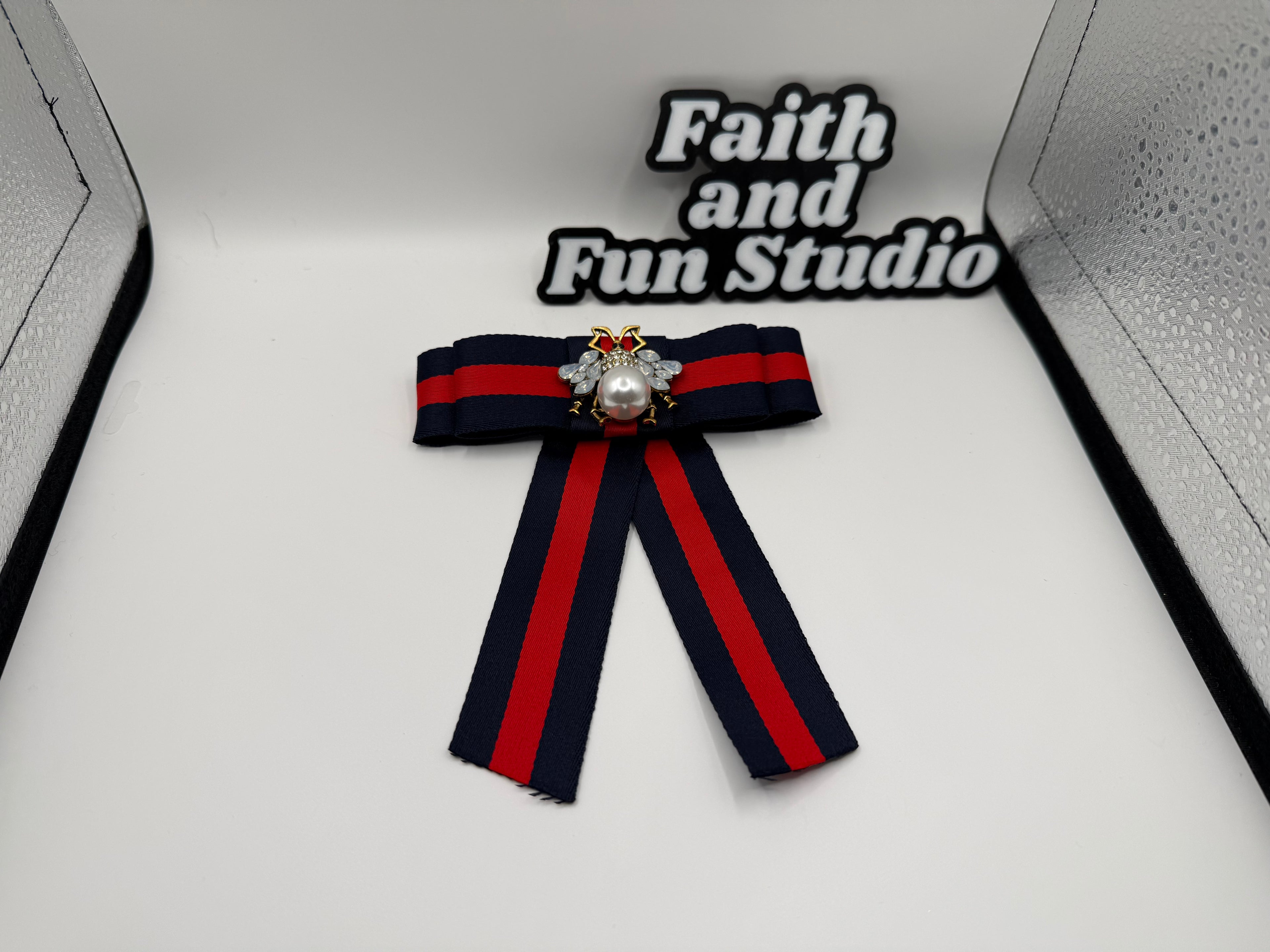 Ribbon Brooches