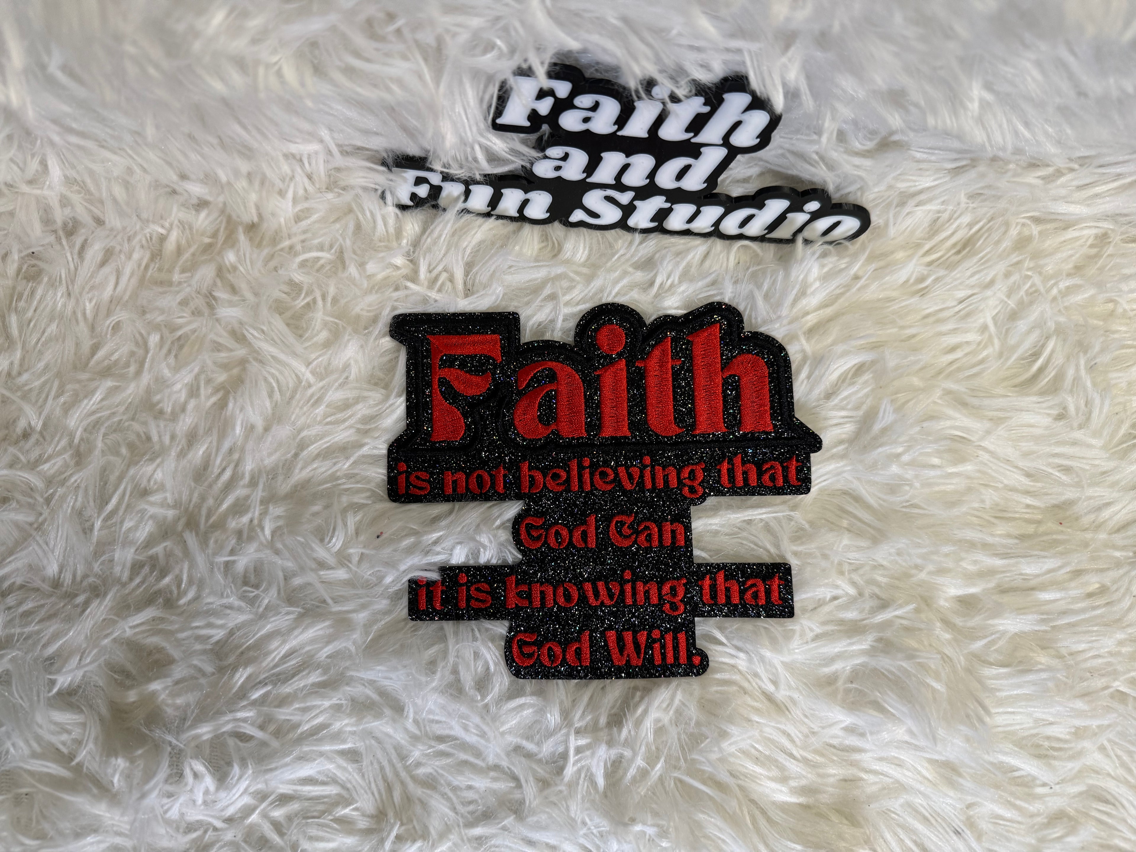 LARGE and MEDIUM FAITH Based Patches