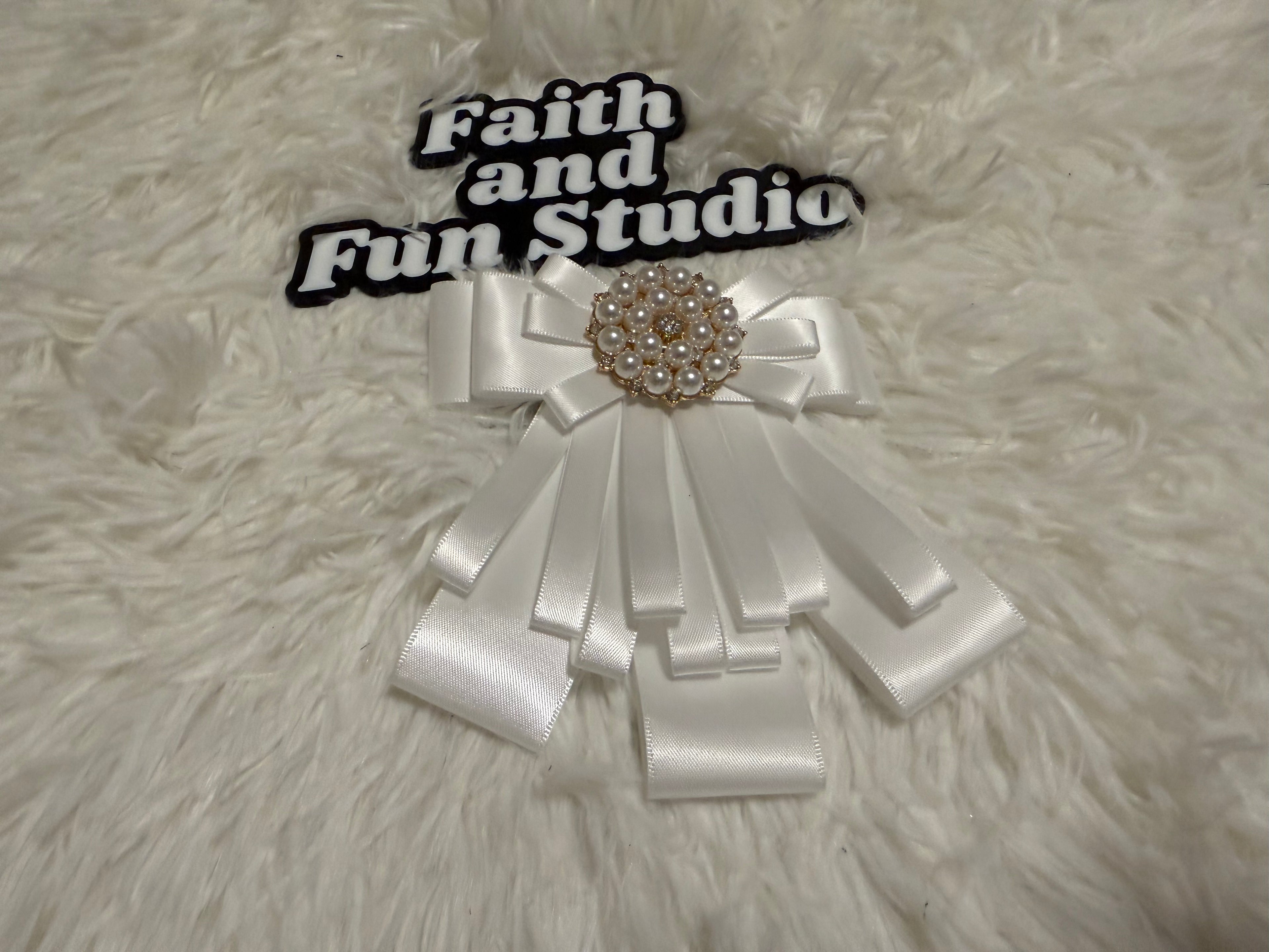 Ribbon Brooches