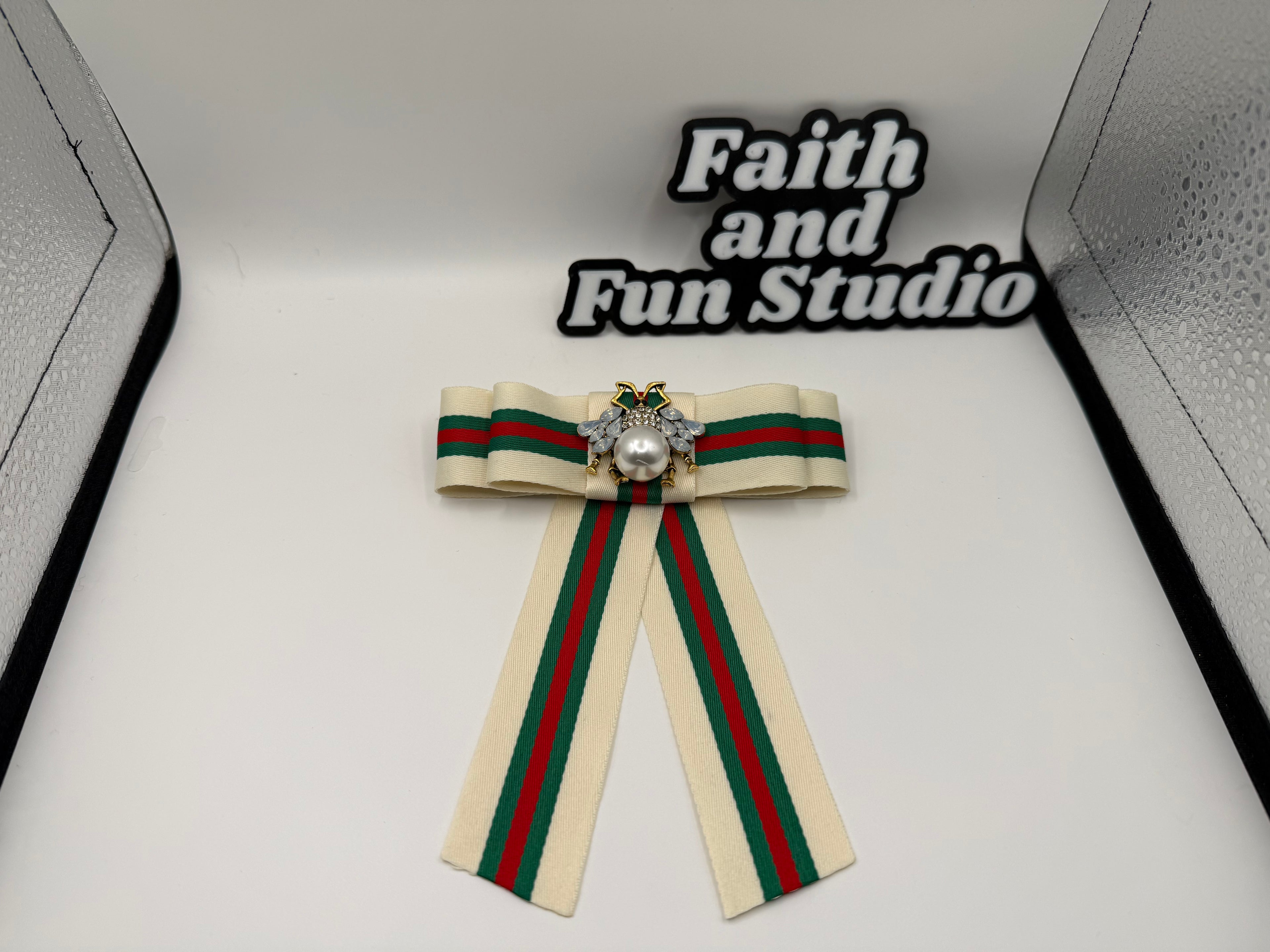 Ribbon Brooches