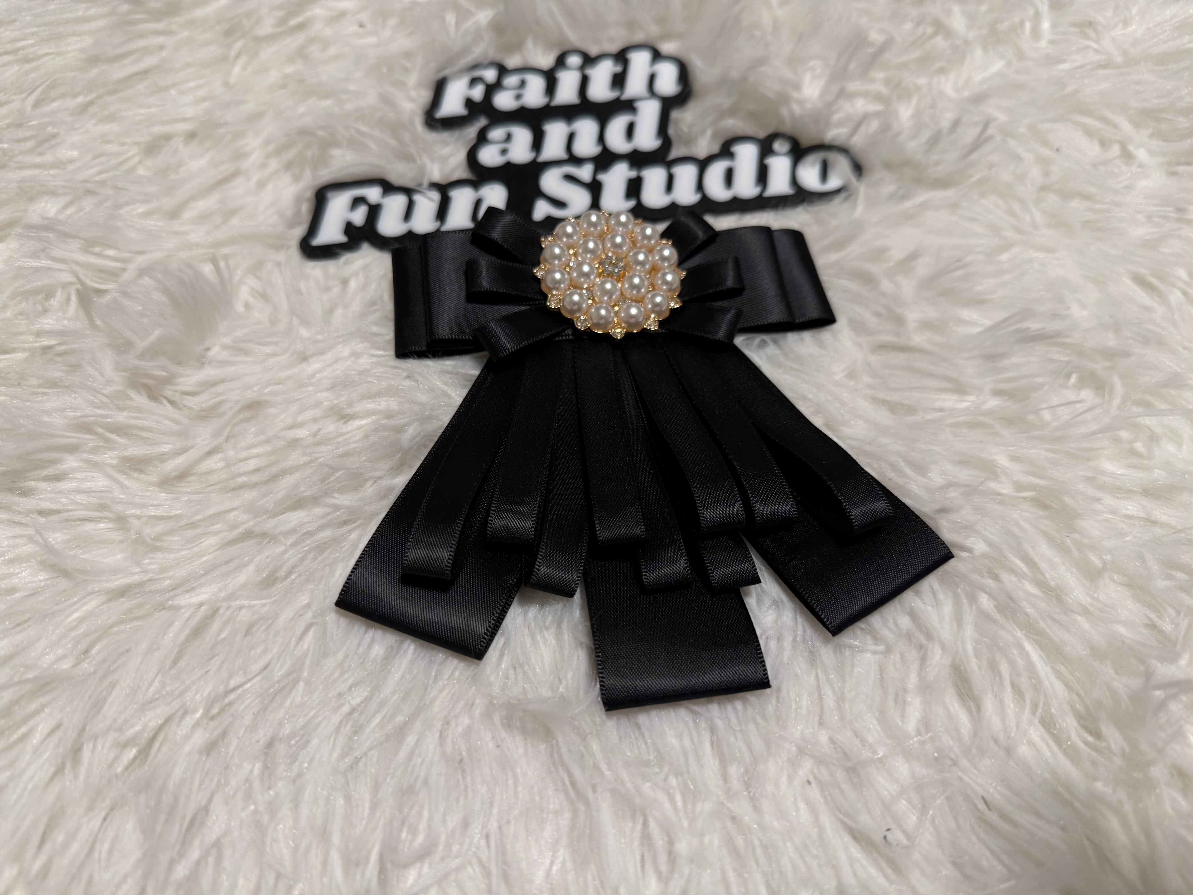 Ribbon Brooches